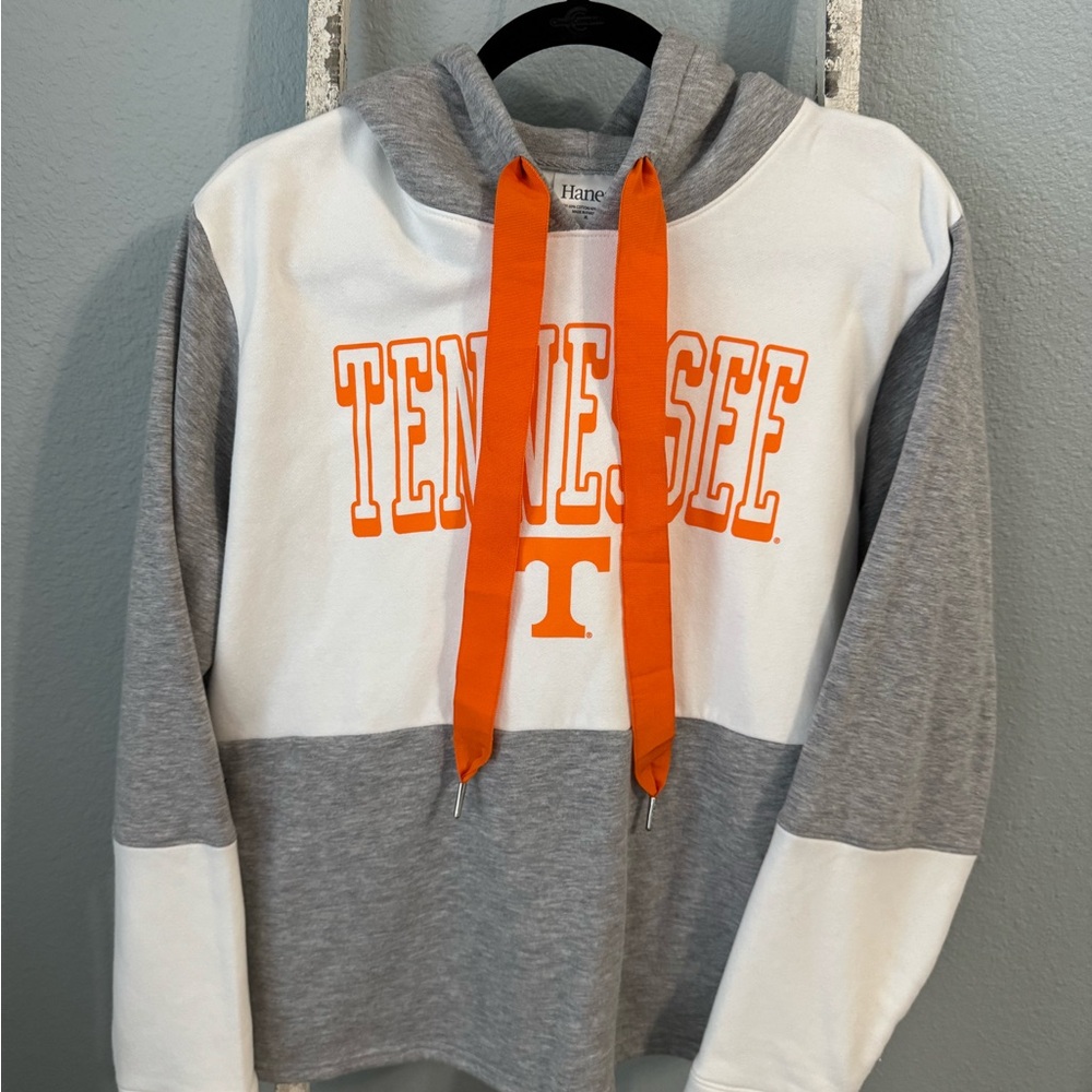 Tennessee Gray and Orange Colorblock Hoodie